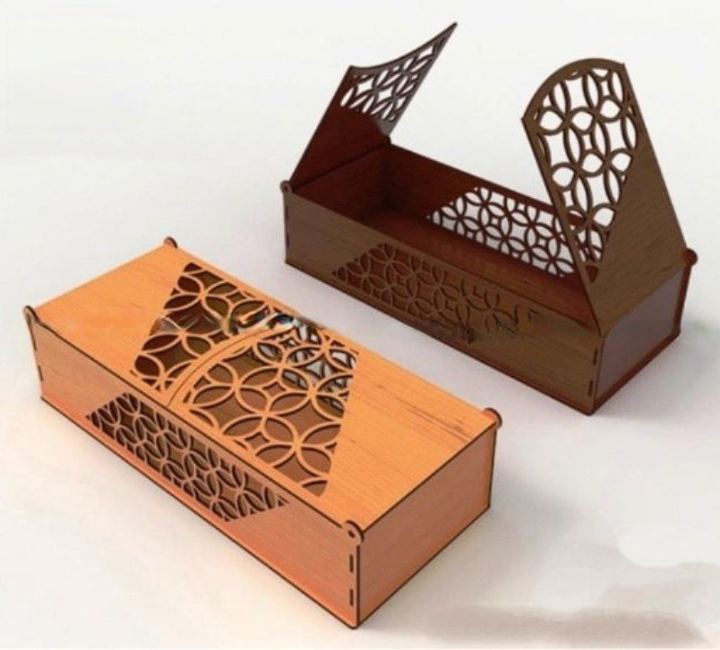 Caixa Retangular Decorada
