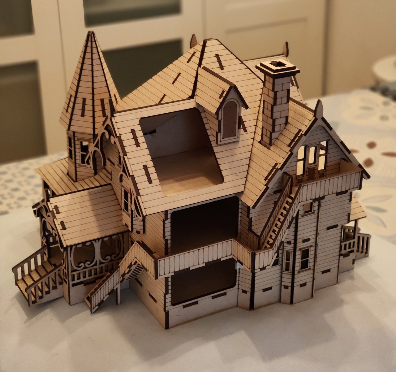 Pink Palace Dollhouse Assembly
