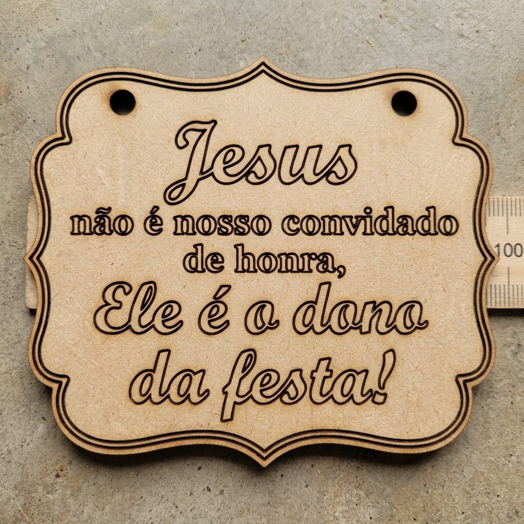 Placa Casamento Jesus