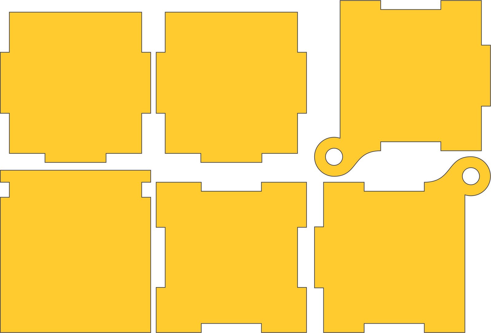 Caixa 100x100x100mm