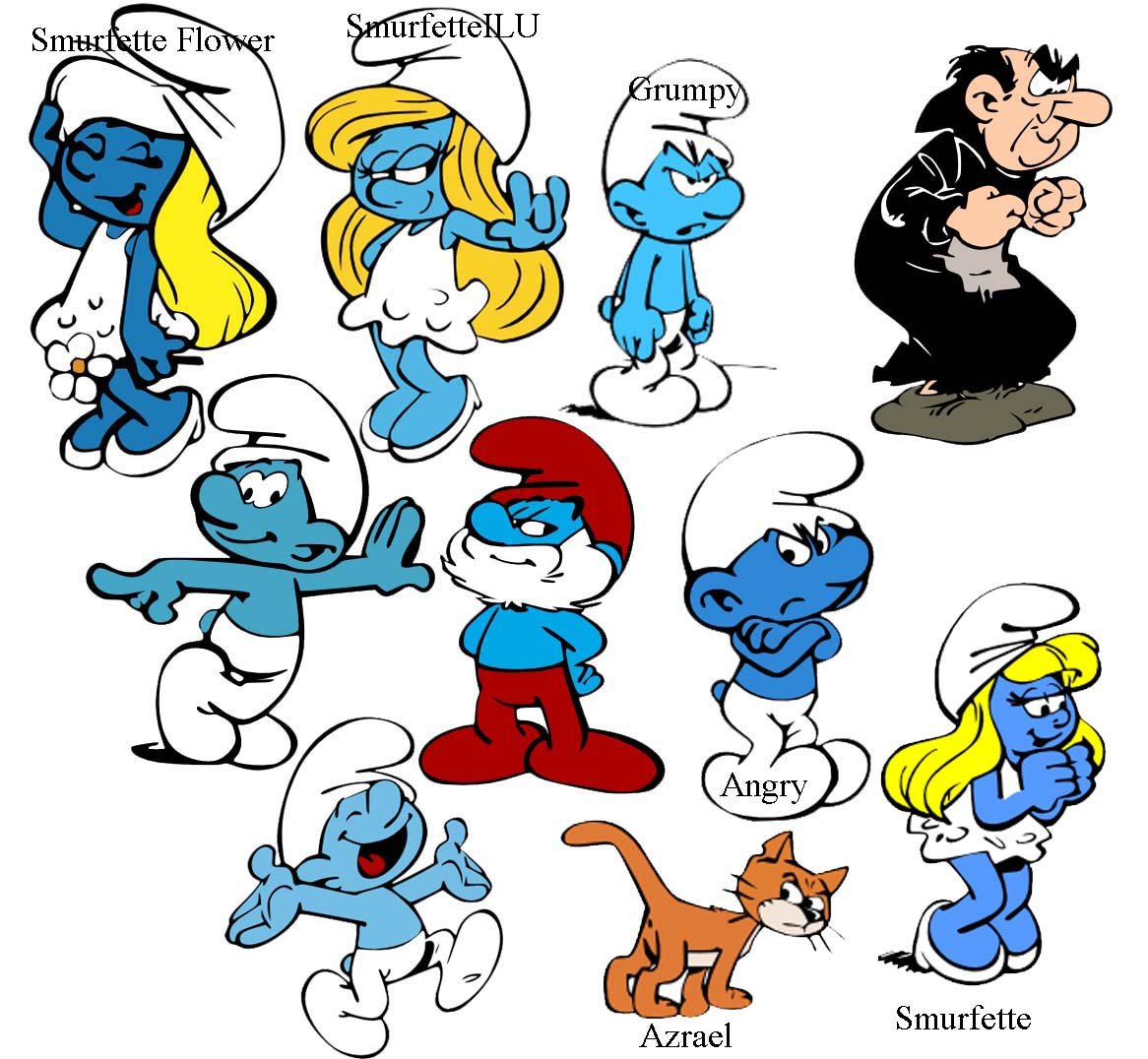  Desenho Smurfs