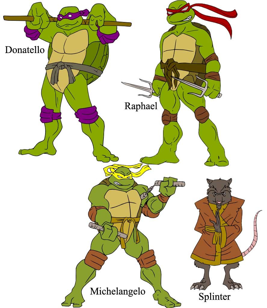 Desenhos Desenho Tartarugas Ninja