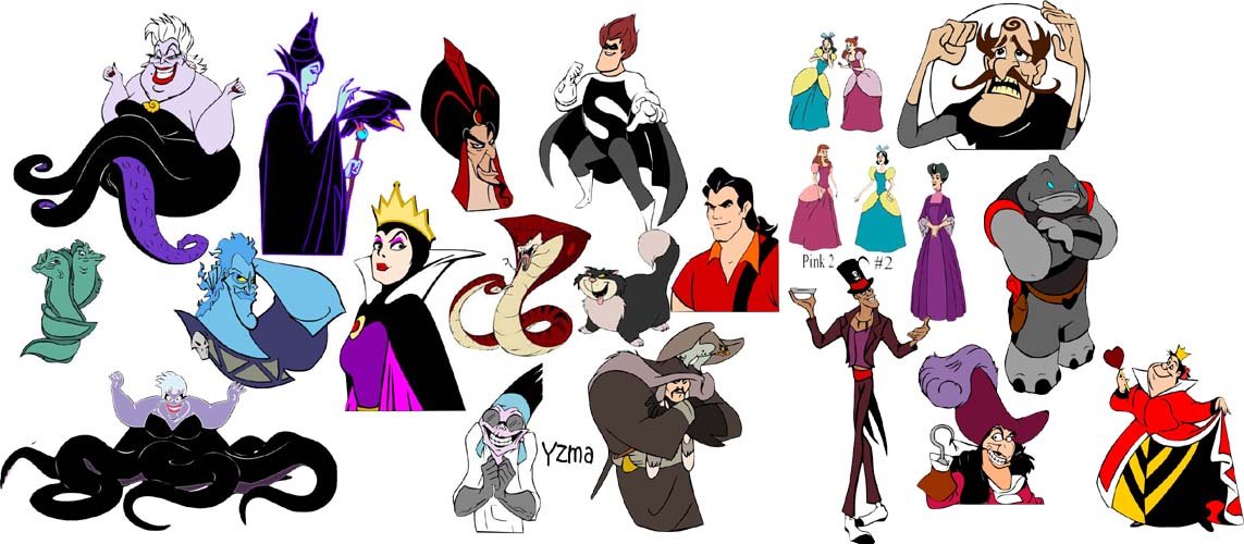 Desenhos Desenho Vilões Disney