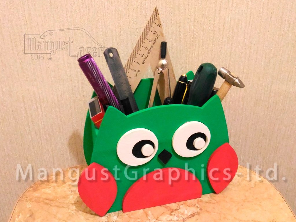 Porta Lapis Coruja Professor